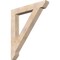 Ekena Millwork Traditional Slat Smooth Bracket, Douglas Fir, 5 1/2"W x 42"D x 48"H BKT06X42X48TRA06SDF - alternate 1